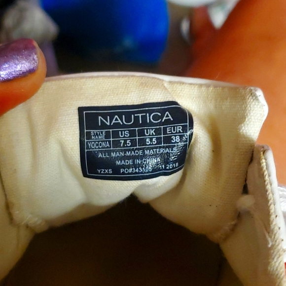 Nautica tennis shoes size 7.5 womens - Picture 6 of 6